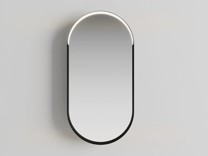 DAFNE - Oval bathroom mirror with integrated lighting _ Arbi Arredobagno